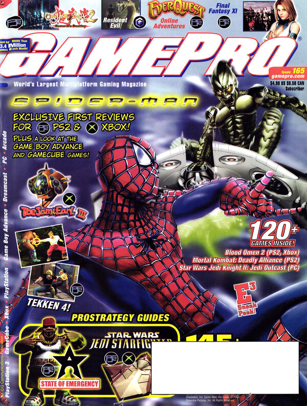 Gamepro Issue 165 (June 2002) cover